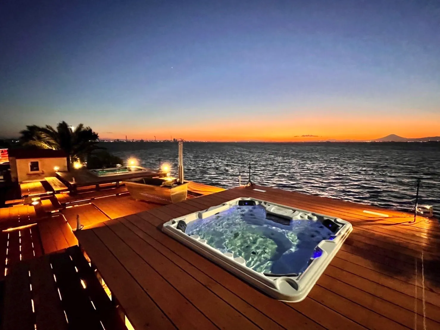 竜宮城スパ・ホテル屋外プールエリア